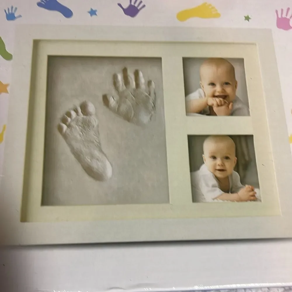 NEW Bubzi Co baby clay, handprint, and footprint keepsake